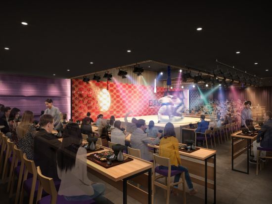 THE SUMO LIVE RESTAURANT 日楽座 GINZA TOKYO 銀座で楽しむ相撲ライブと本格和食 ＜全編英語／選べる席タイプ＞