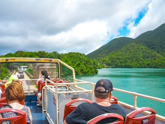 オープントップバス 昼間乗り降り自由プラン＜九龍半島ルート／香港島ルート／スタンレールート＞　＆　夜景鑑賞！九龍半島ナイトツアー ＜日本語オーディオガイド付き＞