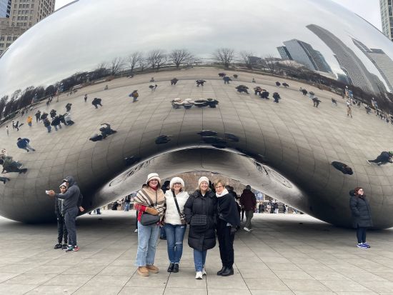 シカゴウォーキングツアー　ダウンタウンの人気観光地や見どころを巡る街歩き＜2時間／英語ガイド／自転車レンタルorレンタルカヤック2時間特典付き＞