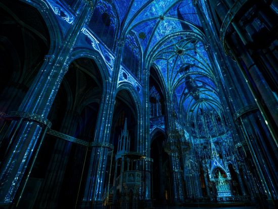 ヴォティーフ教会 プロジェクションマッピングショー「Light of Creation（ライト・オブ・クリエーション）」鑑賞チケット＊申込と同時に即予約確定