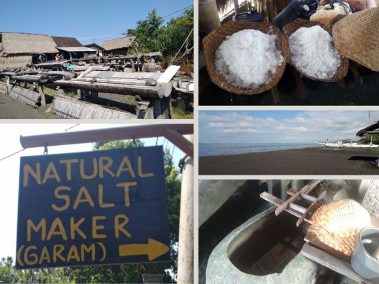 ☆クサンバの塩プレゼント☆バリ島の原風景シデメン村観光ツアー　伝統布工房＋クサンバ塩田＋ゴアラワ寺院＜日本語ガイド／ホテル送迎／3コースランチ付き＞by JTB