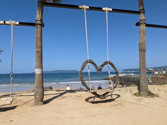 ヤシの木ブランコ