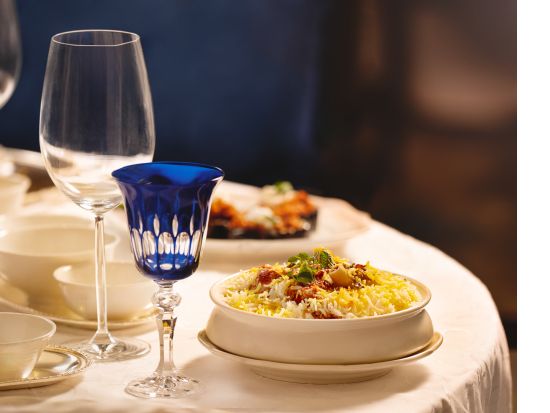 【ディナー】ビリヤニが絶品★"Dum Pukht" レストラン事前予約＜往復送迎付き＞