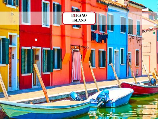 ヴェネチア 離島巡りクルーズ　ボートで行く！ムラーノ＆ブラーノ＆トルチェッロ島　2～3島から選択可＜混載／英語ガイド＞ *当日予約OK