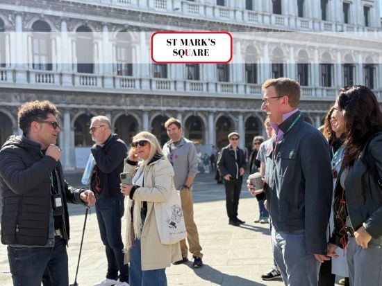 ヴェネツィアの2大名所 サン・マルコ寺院＆ドゥカーレ宮殿ガイド付きツアー ため息橋と牢獄も見学＜約2時間半／混載／英語ガイド＞ *当日予約OK