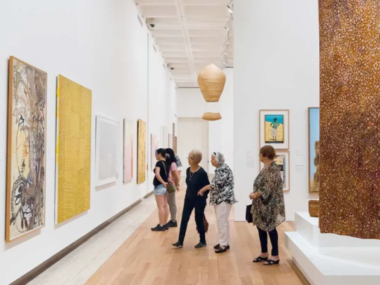 クイーンズランド美術館＆モダンアートギャラリー見学ツアー　美術とグルメを堪能！川沿いでの優雅なランチ付き＜英語ガイド／ブリスベン発＞