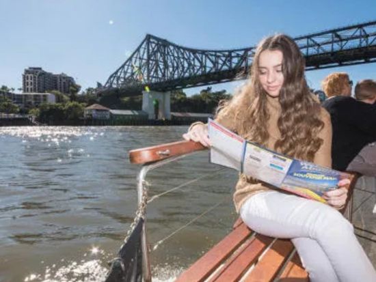 ブリスベン アフタヌーンリバークルーズ　カンガルーポイントや市内中心部などの名所を船上から満喫！＜サウスバンク発＞