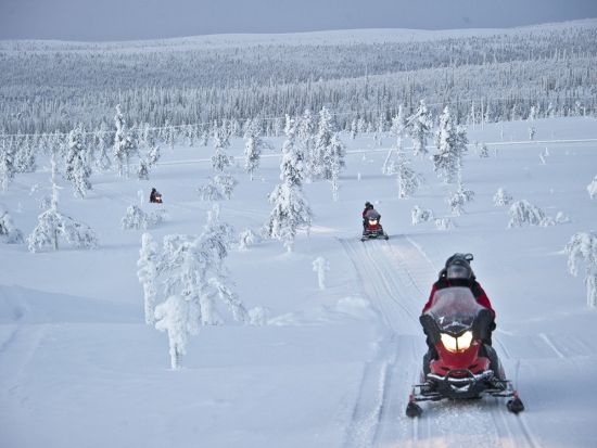 【3泊4日】ガラスイグルー宿泊付き 冬のラップランド満喫プラン サウナ完備＋オーロラ鑑賞＋アクティビティ体験付き＜ログシャレー泊／空港送迎／食事付き／英語＞