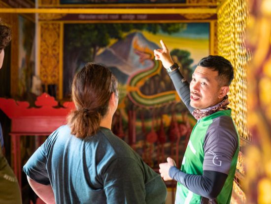 チェンマイ市内 サイクリングツアー　歴史ある旧市街をめぐる