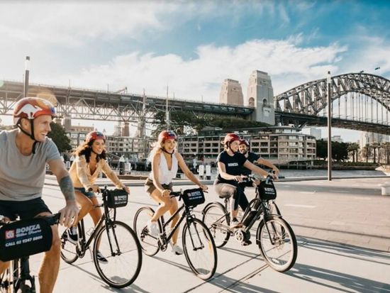 シドニー市内サイクリングツアー　ハーバーブリッジなどの名所を満喫！クラシック・ハイライトの2コースから選択可能＜2時間半～4時間／英語ガイド＞