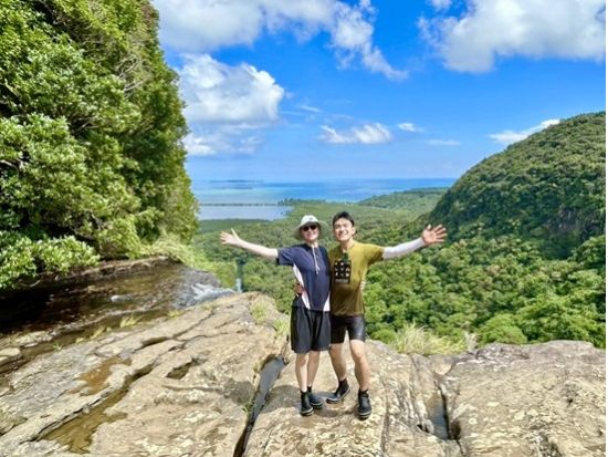 早朝ピナイサーラの滝 カヌー＆トレッキングツアー カヌーとトレッキングで巡る！滝上からの絶景とマイナスイオン満喫＜午前／沖縄そば付／西表島発＞