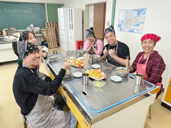 4_自分で打ったそばをいただきます