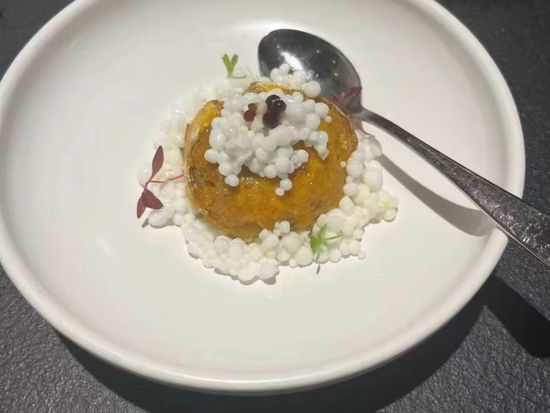 卵白掛け蟹の甲殻焼き