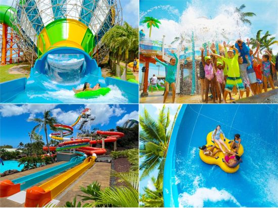 ウェット アンド ワイルド ハワイ　絶叫ウォータースライダーなど25種類以上のアトラクションが揃うウォーターパーク　ランチやドリンク付きパッケージプランあり