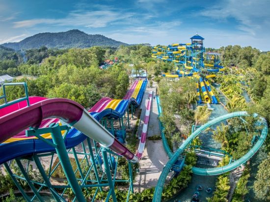 「エスケープ ペナン（ESCAPE Penang）」入場チケット　ジップラインやウォータースライダーなど35以上のアトラクションを楽しめる！