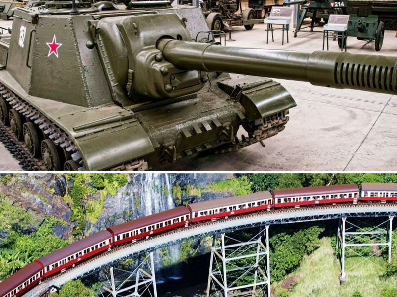 Australian Armour & Artillery Museum, Skyrail & Scenic Rail Tour