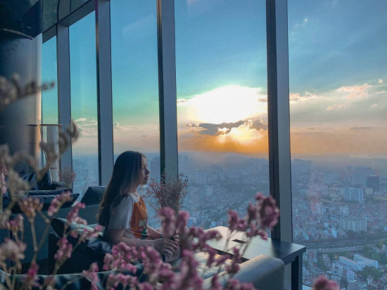 ハノイ・スカイ・ロッテ展望デッキ入場チケット事前予約　ドリンク付き＆シティバス往復観光付きプランあり