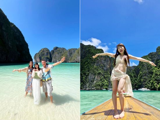 大型スピードカタマランボートで行くピピ島＋選べる島日帰りツアー　カイ島またはバンブー島選択可＜英語ガイド／昼食付き＞