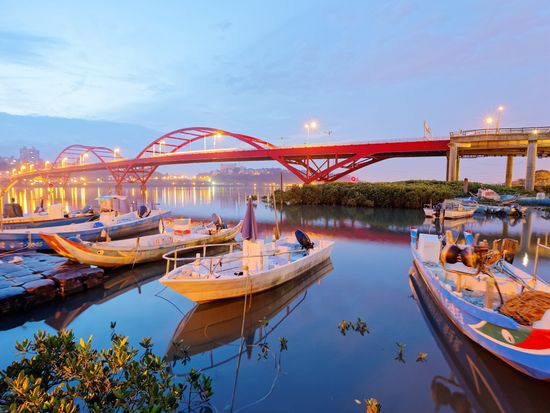 Taiwan_Tamsui_Guandu Bridge_shutterstock_419385904