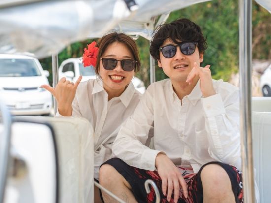 記念日フォトツアー 古宇利島または瀬底島の絶景スポットで自由に撮影 ドローン撮影も可能＜90分＞