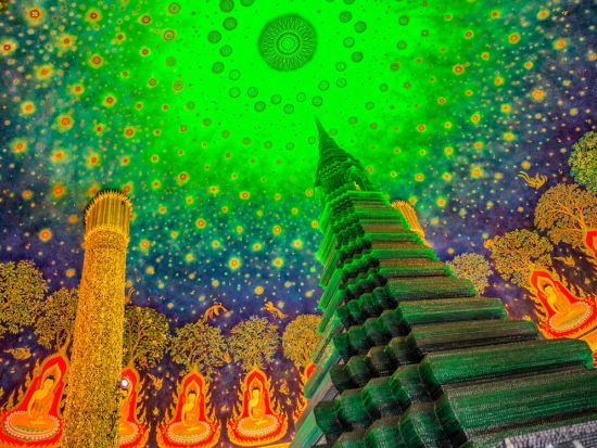 【貸切】ワットパクナム＋ワットアルン半日観光ツアー　人気の「Sense of Thai」で民族衣装体験も満喫！＜午前／日本語ガイド／ベテランガイド確約＞