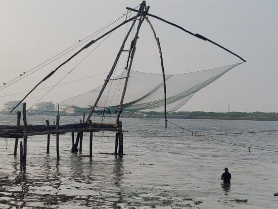 Kerala Kochi Chinese Fishing Net