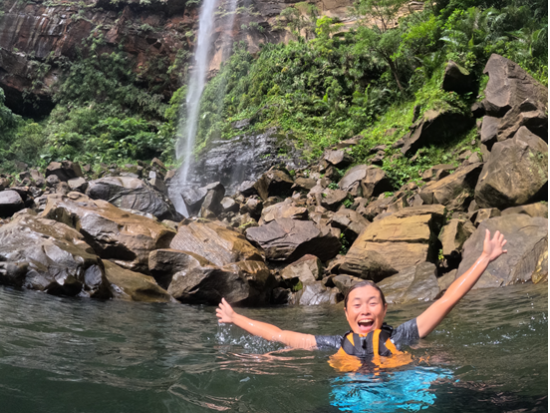 西表島 ピナイサーラの滝 トレッキング＆カヤック滝上・滝壺制覇 西表島まるごと自然体験＜昼食・送迎・写真付き／1日／西表島＞