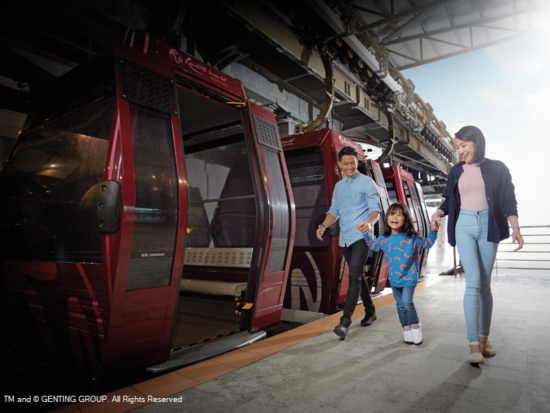 ゲンティン・ハイランド ケーブルカー乗車券　事前予約サービス　スカイトロポリス乗り放題チケット付きプランも選択可能！ ＜片道または往復＞