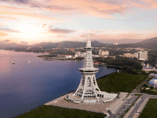 マハ・タワー「Maha Tower」スカイデッキ入場　クアの街＆アンダマン海を一望！空に浮かぶ感動ビュー＜サンセットチケットあり＞