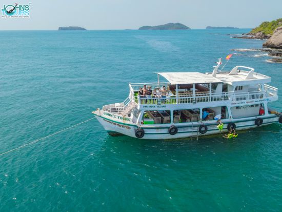 ボートで行く2島巡り　釣り＆シュノーケリング スオン島またはガムギー島＆メイ ルット トロン島＜1日／英語ガイド／昼食付き＞