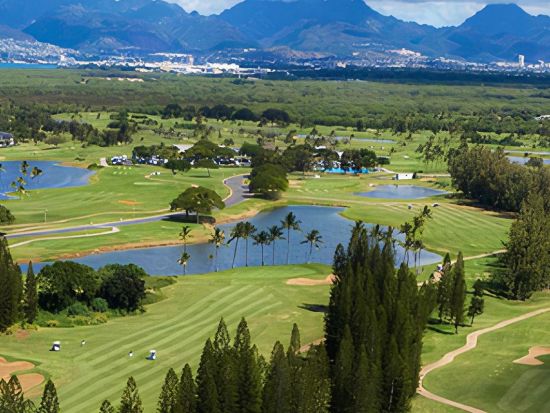 ハワイプリンス・ゴルフクラブ　往復シャトル送迎付プラン（午前スタート・おひとり様参加可・日本語ドライバー）＆ ゴルフ場予約のみプラン ＜初級者～中級者＞