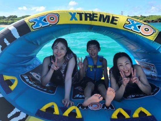 【貸切】マリンスポーツ7種遊び放題プラン！バナナボートやジェットスキーなど7種類乗り放題＜1～3時間／3歳以上／名護＞