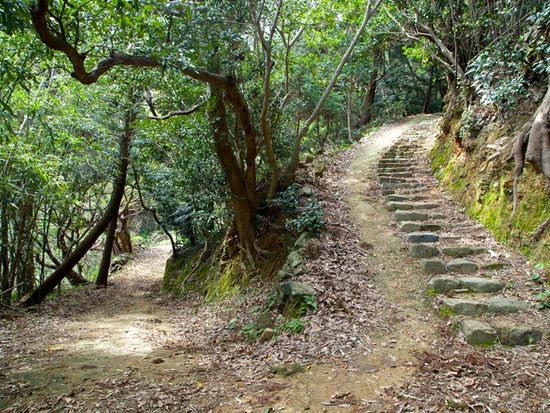 旧五輪山道 階段・坂