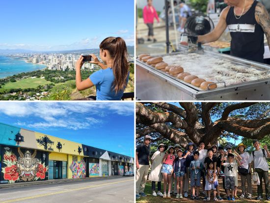 土曜日限定！ダイヤモンドヘッド＆ホノルル市内観光【トレイル・KCC・カカアコウォールアート・この木なんの木・タンタラスなど】＜日本人ガイド＆少人数制＞ 