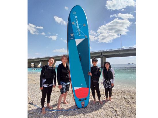 SUP体験 選べるシュノーケリング付きプラン 珊瑚と熱帯魚を満喫＜1～2時間／5歳以上／名護＞