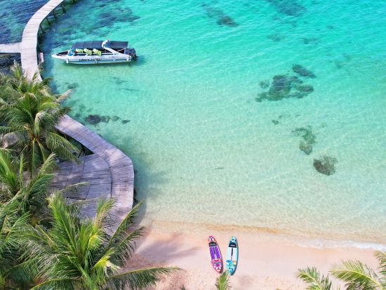 ボートで行く3島巡り　釣り＆シュノーケリング スオン島またはブーム島＆ガムギー島＆メイルットトロン島＜1日／英語ガイド／昼食付き＞