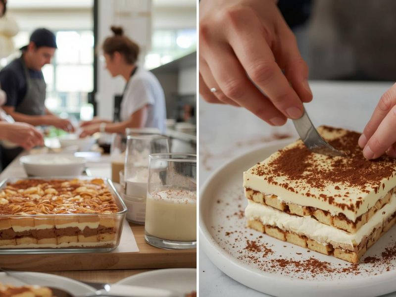 CREA IMMAGINI REALI DI COOKING CLASS DI TIRAMISù