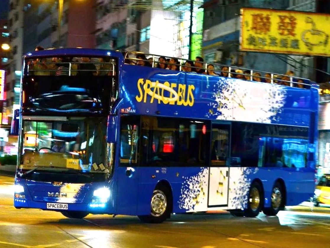 香港名物オープントップバス | 香港・マカオ 旅行の観光・オプショナル