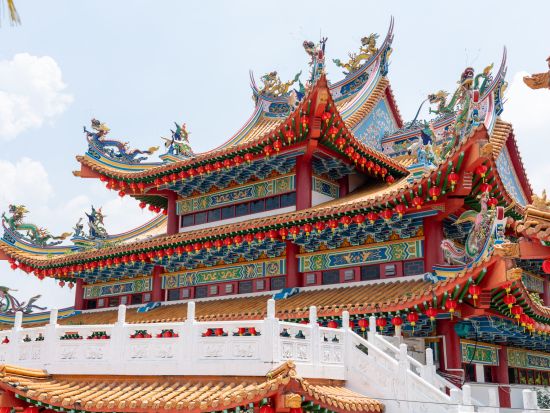 ブルーモスク＆スリ・マハマリアマン寺院＆天后宮  半日観光ツアー　マレーシア三大宗教を巡る＜昼食付き／日本語ガイド＞