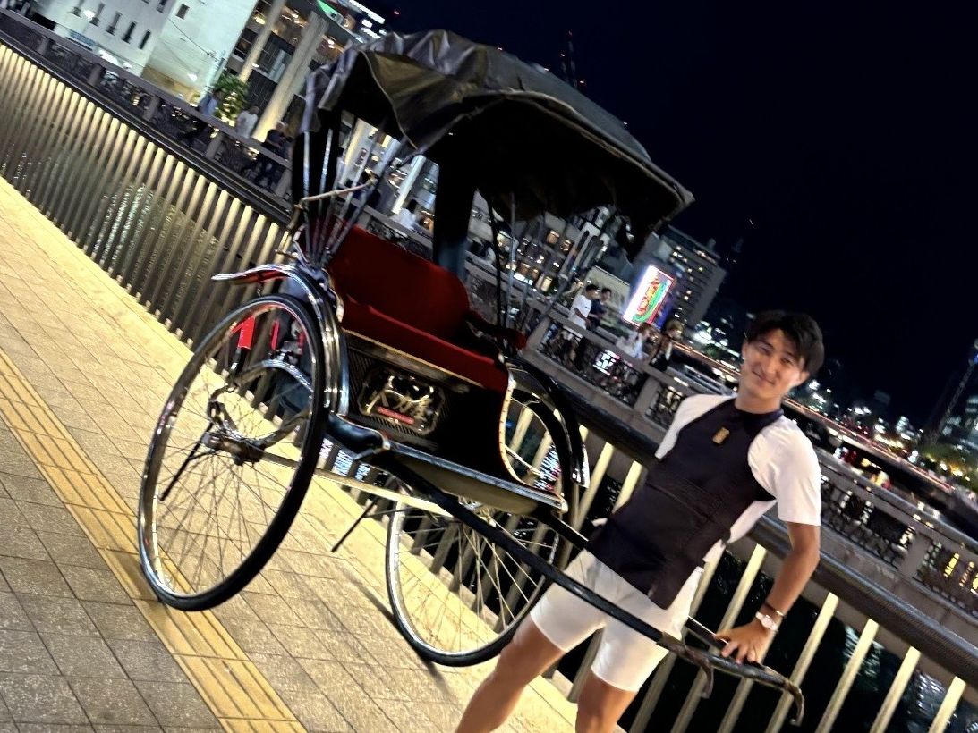 博多の夜のナイトクルージング人力車観光（人力屋） | 福岡の観光&遊び