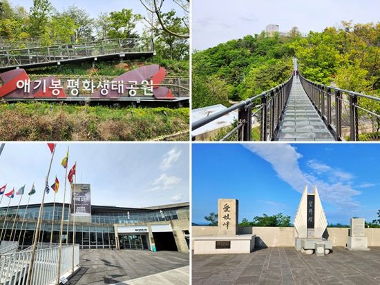 北朝鮮展望とレトロ市場めぐりツアー　北朝鮮が見えるスタバ＆愛妓峰平和生態公園＆喬桐島大龍市場＆花開庭園 ＜昼食付き／日本語ガイド＞
