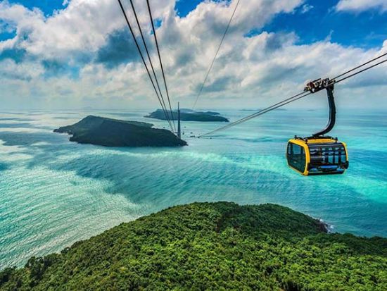 世界最長級ケーブルカー＆3島巡りボートツアー　スオン島またはガムギー島＆メイルットトロン島＆トム島＜1日／英語ガイド／昼食付き＞