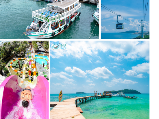 世界最長級ケーブルカー＆3島巡りボートツアー　スオン島またはガムギー島＆メイルットトロン島＆トム島＜1日／英語ガイド／昼食付き＞