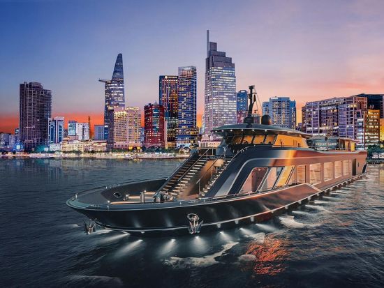 豪華ディナークルーズ「アイコンサイゴン」＆水上人形劇ツアー　サイゴン川で特別なダイニング体験＋伝統ショー満喫＜ホーチミン発／英語ガイド＞