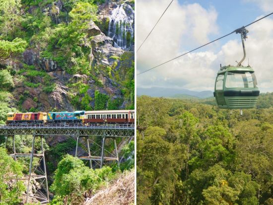 世界遺産キュランダ（鉄道＆スカイレール）ガイドなしの自由探索プラン＜現地集合＞