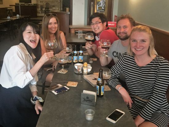 6種類のビールを試飲 ベルギーのパブ巡り＜英語／ブリュッセル発＞