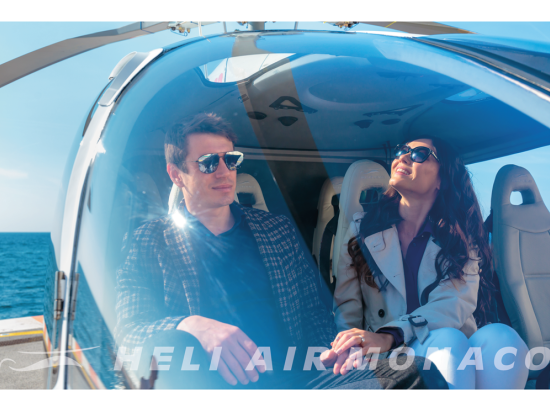 ニース ⇔ モナコ ヘリコプター片道送迎　約7分の空の旅！