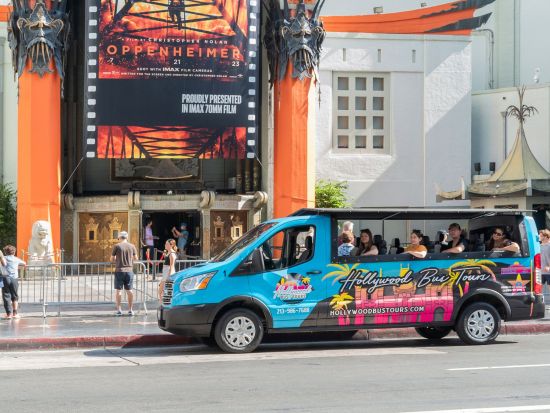 ロサンゼルス オープンエア・バスツアー　ハリウッド＆ビバリーヒルズ＆セレブ豪邸など ＜日本語オーディオガイドあり／英語ドライバーガイド／サンタモニカ発＞