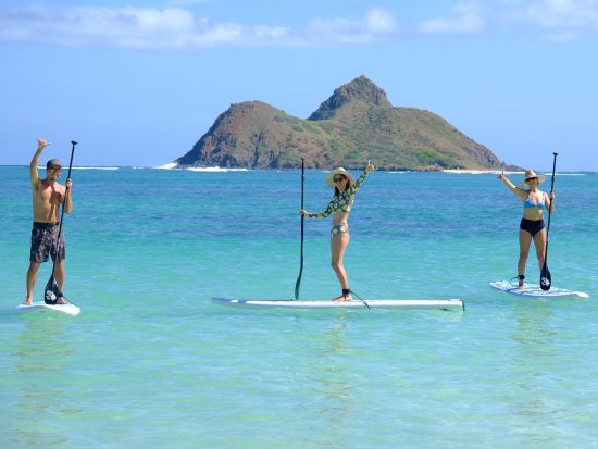 カイルアビーチ満喫1日パス　ビーチグッズや自転車などの各種レンタル、無料駐車場、ショップ設備利用がセットになったパッケージプラン