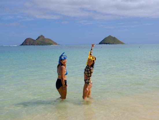 カイルアビーチ満喫1日パス　ビーチグッズや自転車などの各種レンタル、無料駐車場、ショップ設備利用がセットになったパッケージプラン